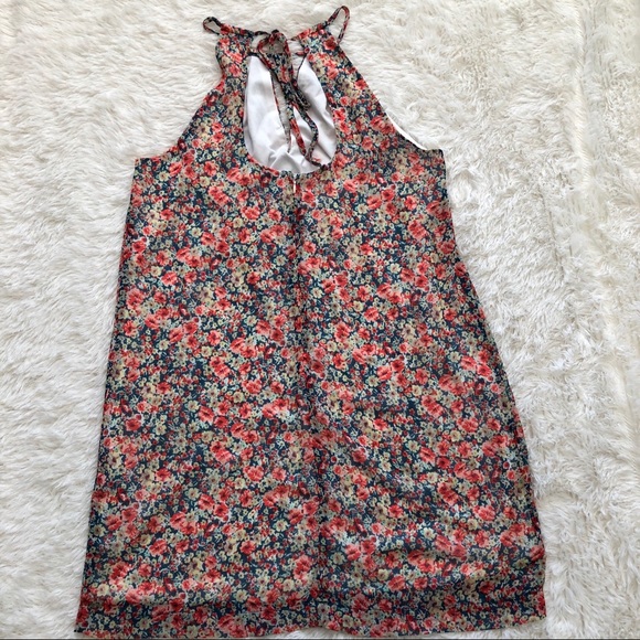 Beige by ECI Floral Sheath Dress Tie Halter Neck - Picture 8 of 13